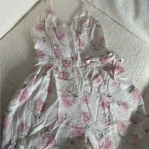 Floral Sleeveless Romper